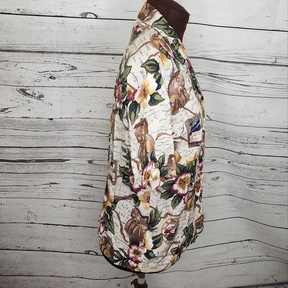 Vintage Teddi Tropical Hawaiian Cruise Shirt - Picture 3 of 5
